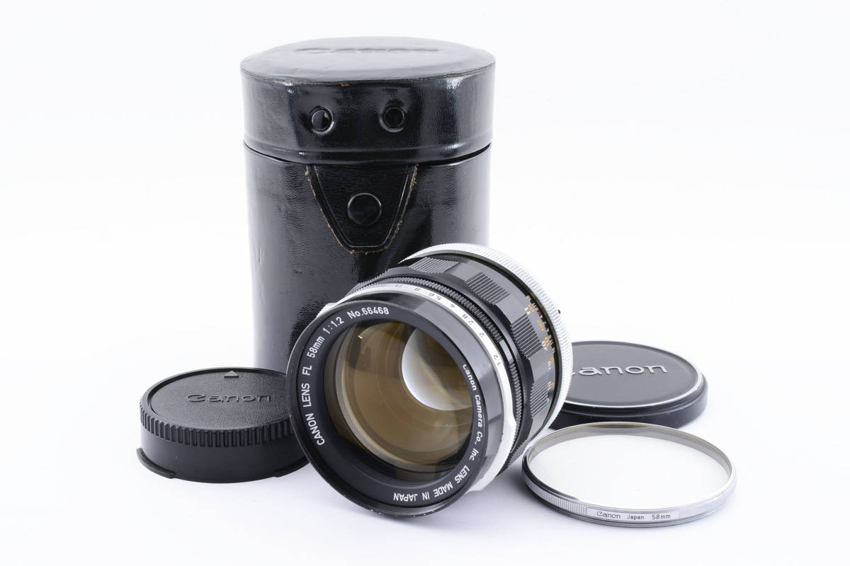 良品】キャノン CANON FL 58mm f/1.2 MF Prime Lens for FD Mount