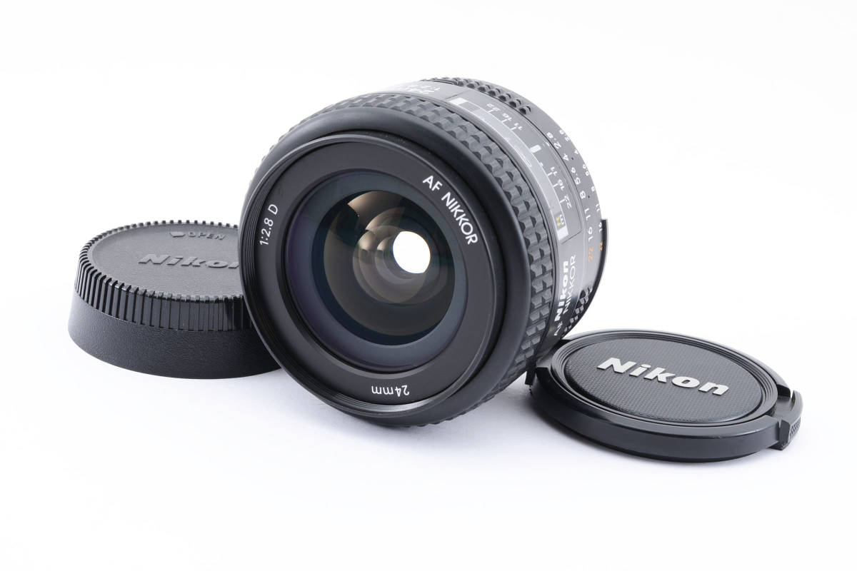 良品】ニコン Nikon AF Nikkor 24mm F2.8 D Wide Angle Lens オート