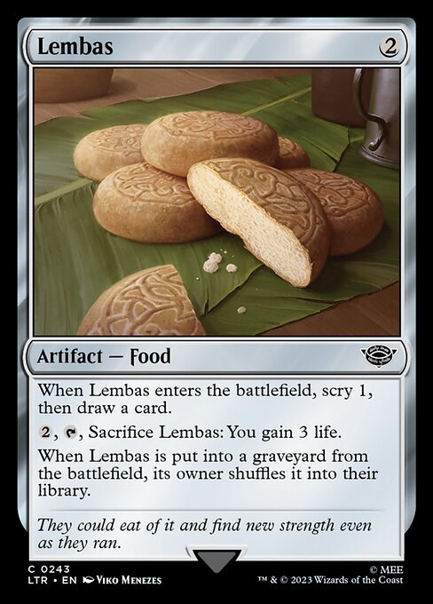MTG ■無/英語(yǔ)版■ 《レンバス/Lembas》★FOIL★ 指輪物語(yǔ):中つ國(guó)の伝承 LTR