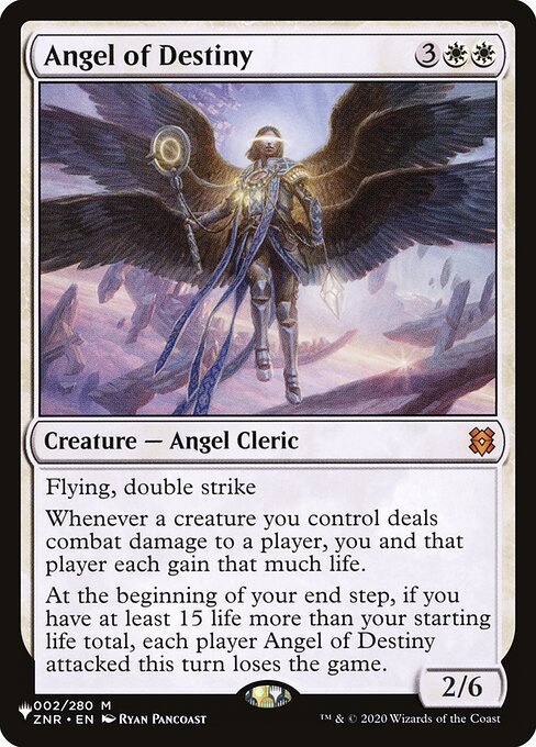 MTG ■白/英語版■ 《運命の天使/Angel of Destiny》★FOIL★ Secret Lair:Angels PAGL_画像1