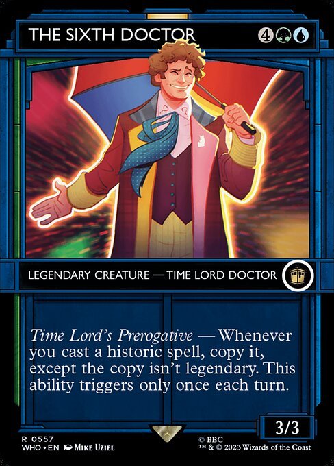 MTG # золотой / английская версия # {6 поколения dokta-/The Sixth Doctor}^ витрина ^dokta-*f-WHO