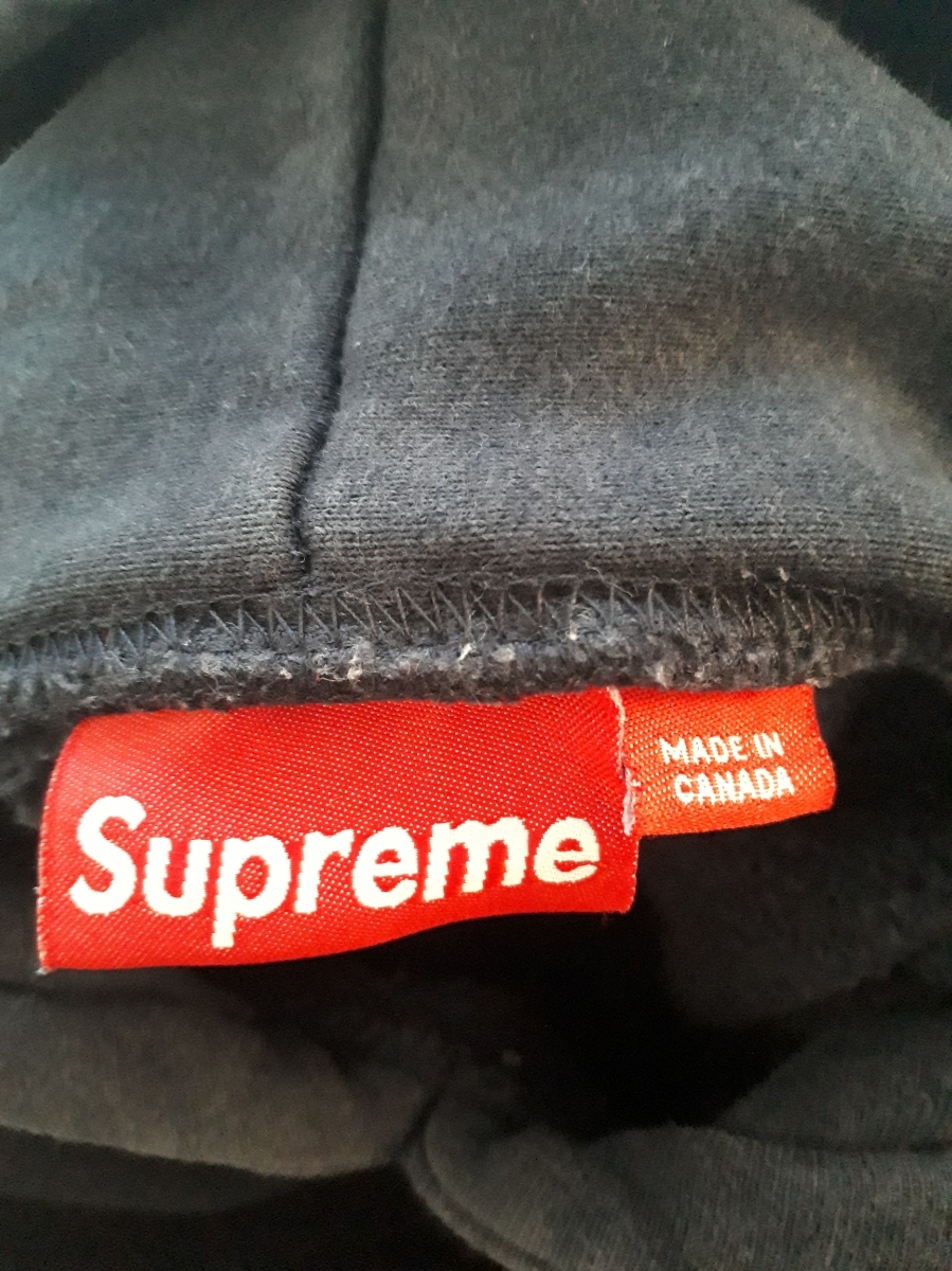 【送料無料】SUPREME 2001年代官山シュプリーム購入　100％正規品 カナダ製 Box Logo　ボックスロゴパーカー サイズLarge　即完売_画像7