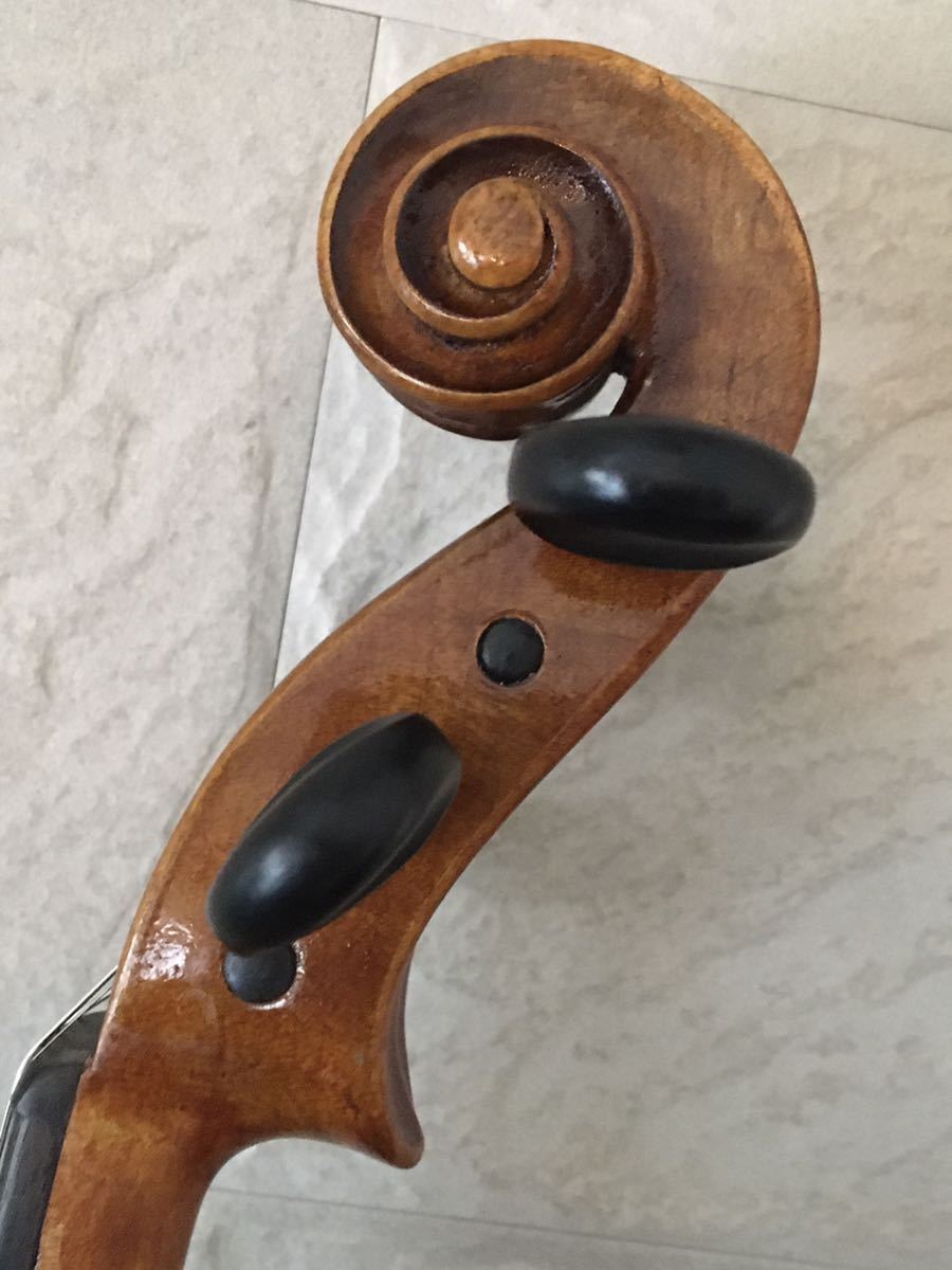大人用モダン期バイオリン　 祖母の遺品を格安で再出品します。メンテナンス済みベストコンデシヨンです。　弓付きです。_画像5