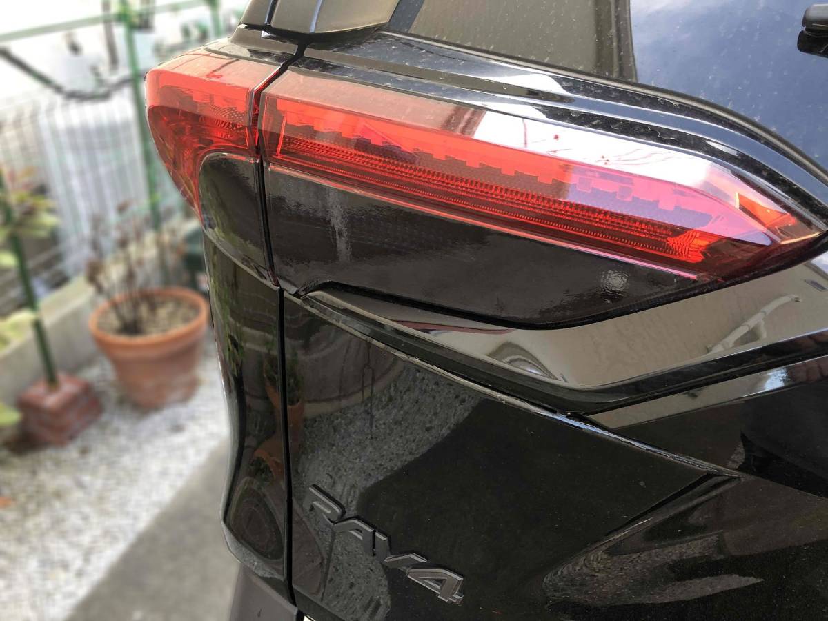 Tint+何度も貼れる テールランプ スモークフィルム RAV4 50系(Type2：ウィンカー/バックランプ部のみタイプ) MXAA52/MXAA54/AXAH52/AXAH54の画像3