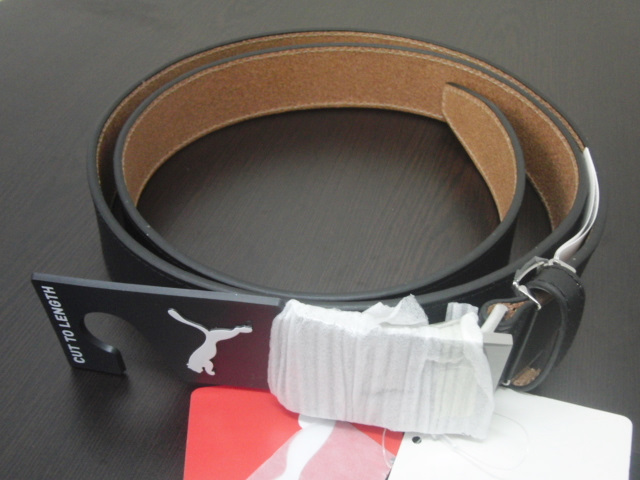  новый товар не использовался товар! в Японии не продается! натуральная кожа!Puma Golf X Leather CTL Golf Belt (Puma Black)