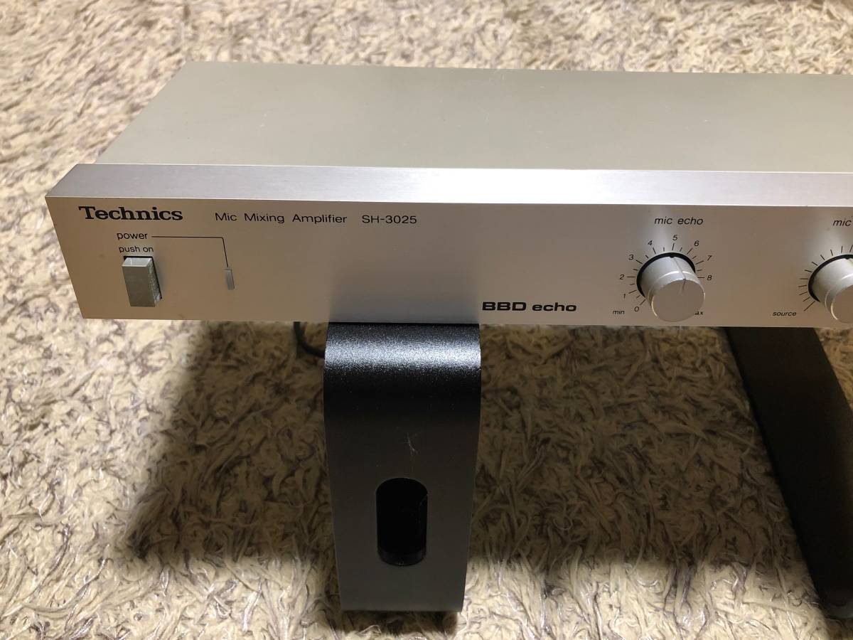 Technics SH-3025 Mic Mixing Amplifier BBD ECHO /// MN3007 , MN3101 , AN6552_画像2