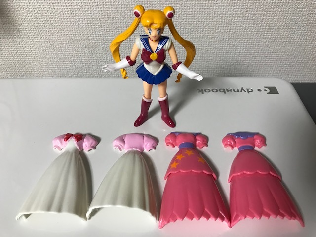  that time thing 1994 year about Bandai Shokugan Pretty Soldier Sailor Moon S sailor fashion S month .... Sailor Moon .... figure rare 