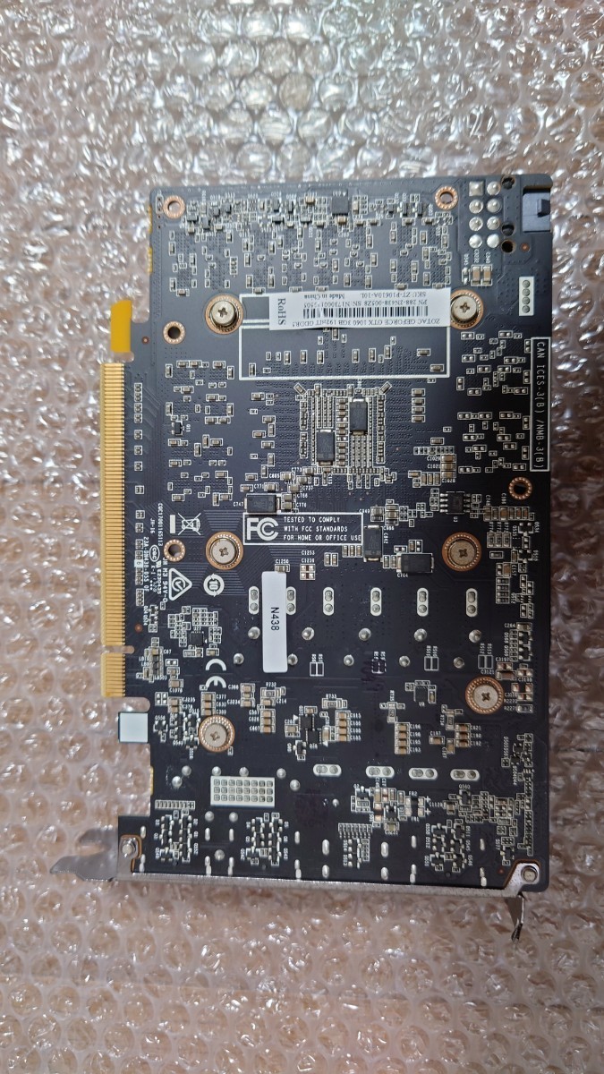 中古、ZOTACゾタック◆GeForce GTX1060/3GB/192BIT/GDDR5◆グラフィックボード/グラボのみの出品となります。_画像2