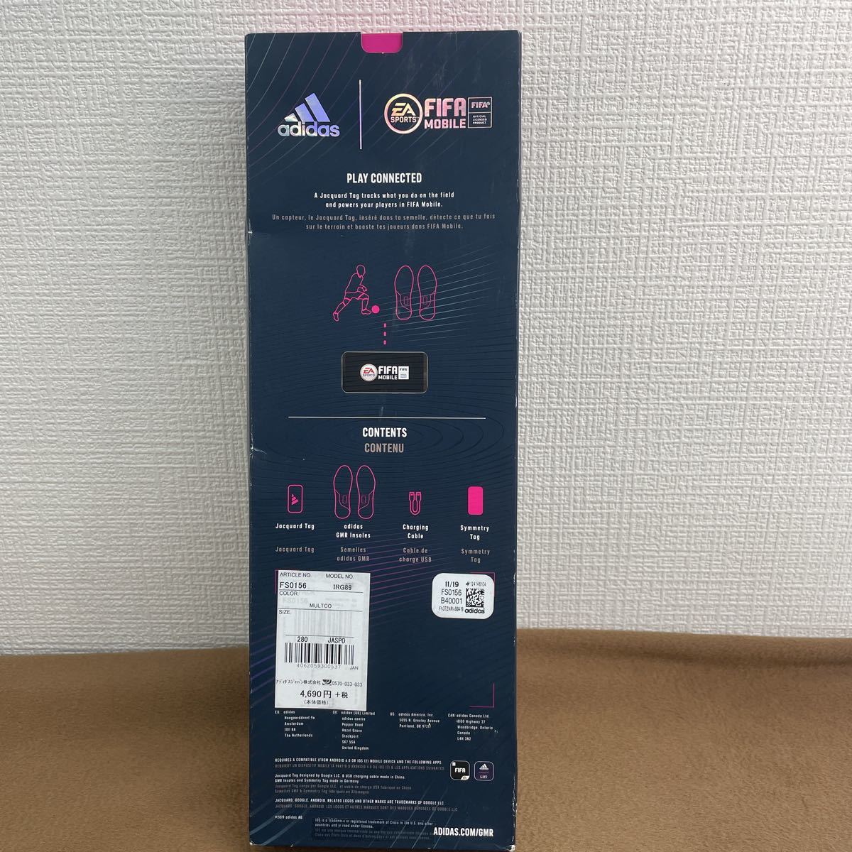 adidas/Google FIFA Mobile GMR Play Connected JACQUARD GMR Pack 28.0cm(FS0156/IRG89)アディダス_画像3