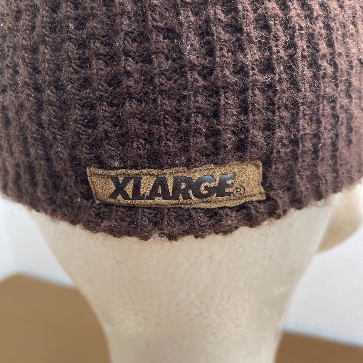 XLARGE ツバ付きニットキャップ エクストララージ ストリート スケボー ダンス カジュアル ゴリラ_画像5