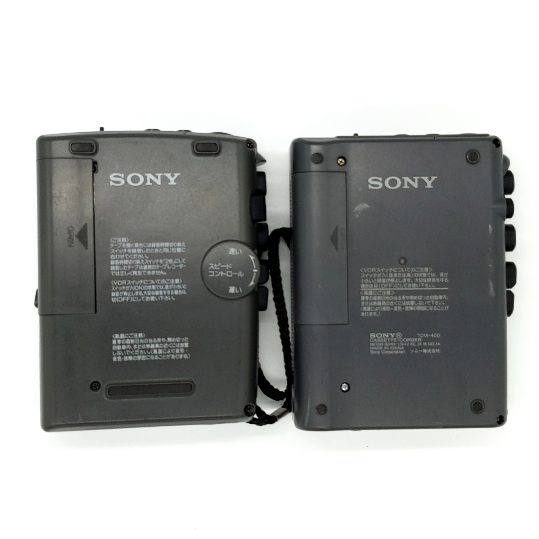 ジャンク SONY TCM-50 TCM-400 カセットテープレコーダー ソニー