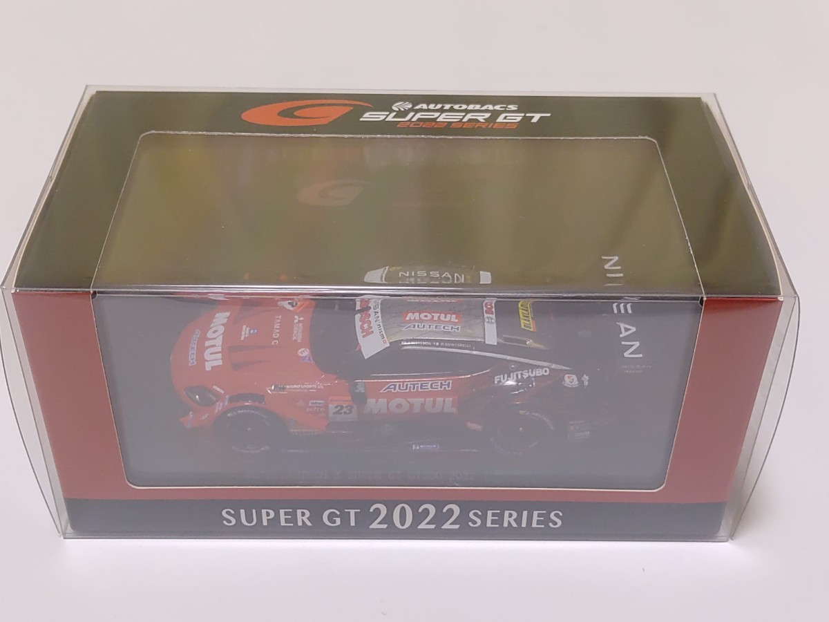 ☆ ②セット売り！エブロ 1/43 スーパーGT500 2022 CALSONIC IMPUL Ｚ チャンピオン#12 平峰/バケット＆MOTUL AUTECH Z #23 松田/ロニー ☆_画像8