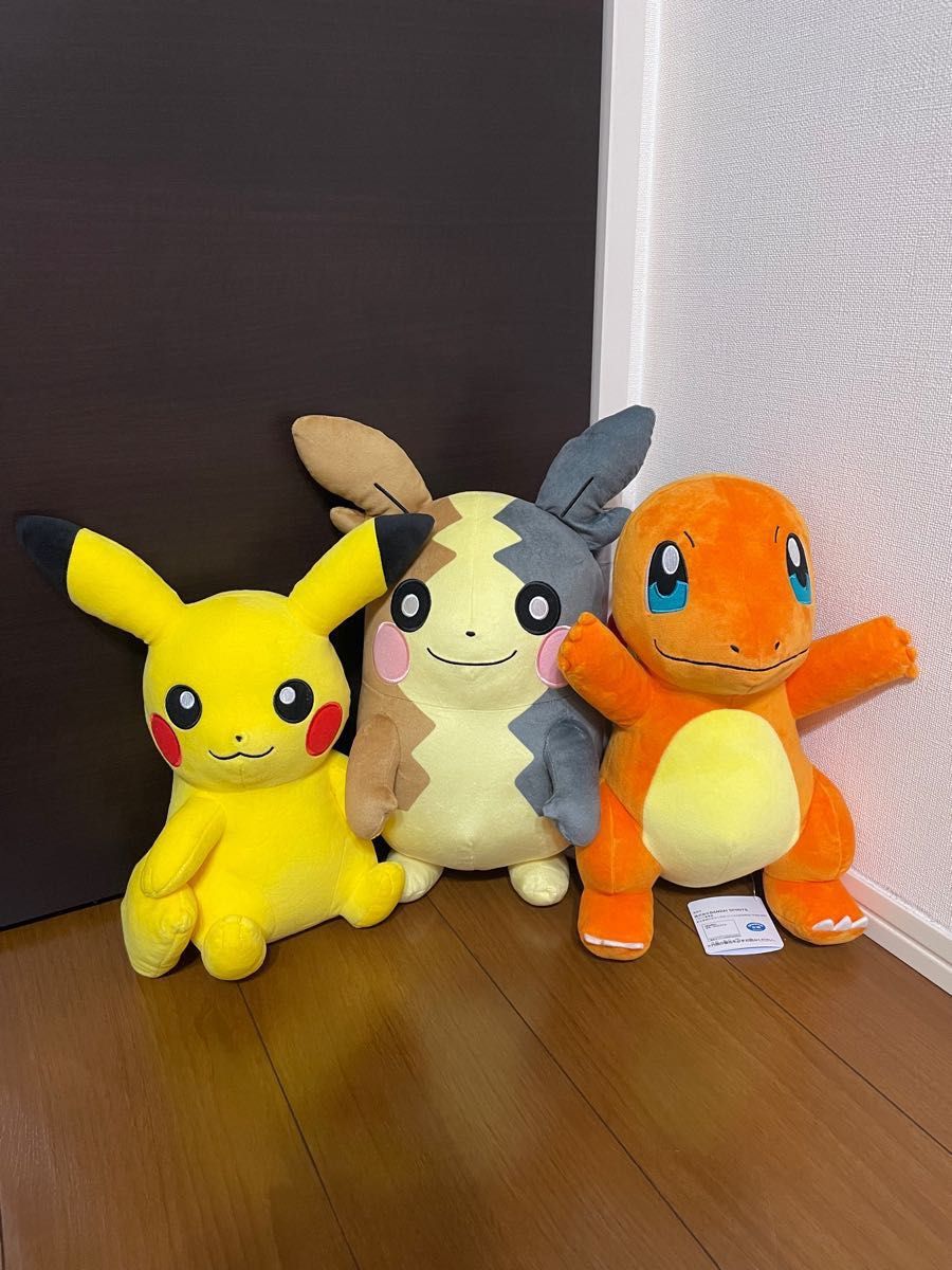 ポケットモンスター ポケモン ポケモンぬいぐるみ ピカチュウ ぬいぐるみ　めちゃもふぐっと　モルペコ　ヒトカゲ