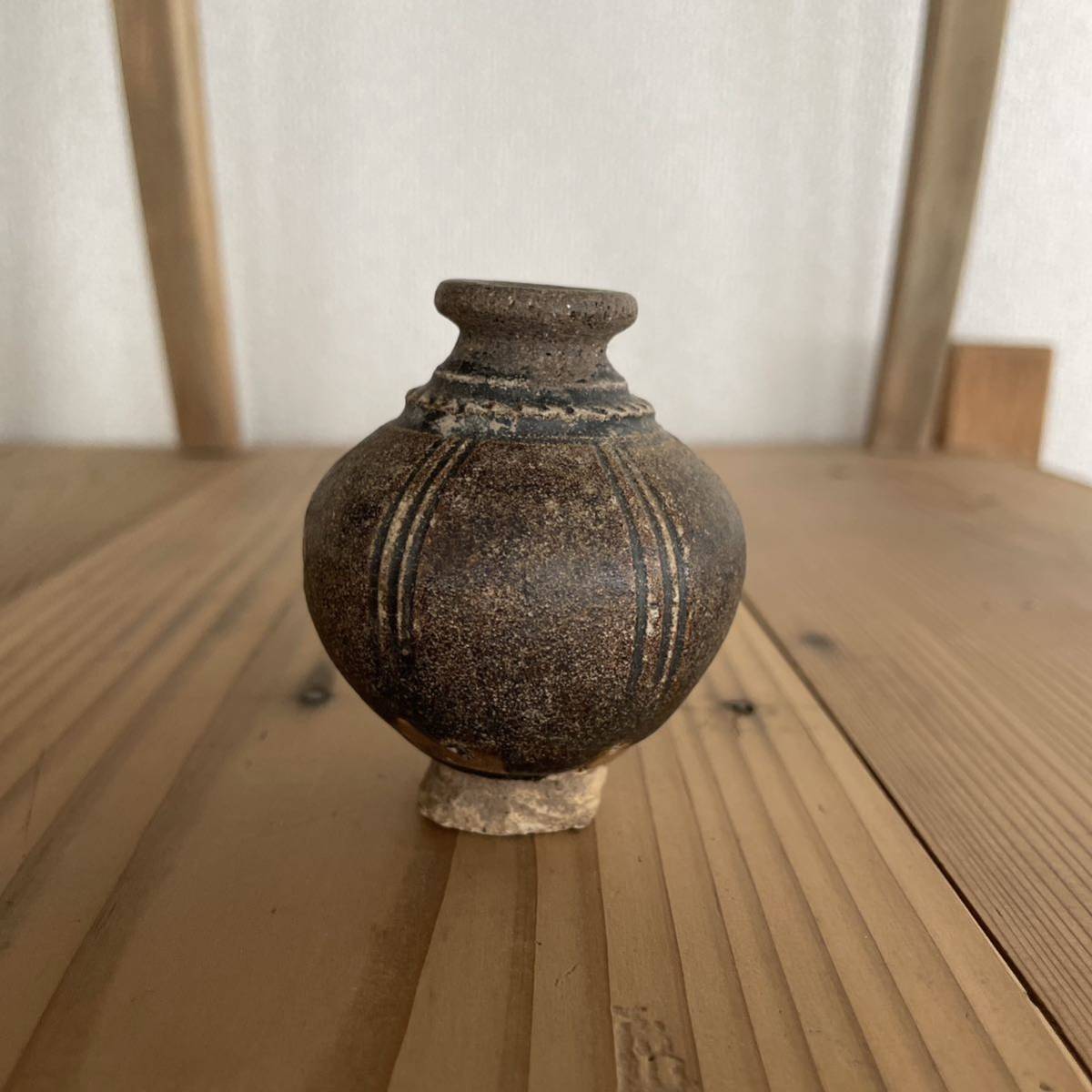 antique クメール　アンティーク　小壺　骨董　古道具　焼物　陶器　壺