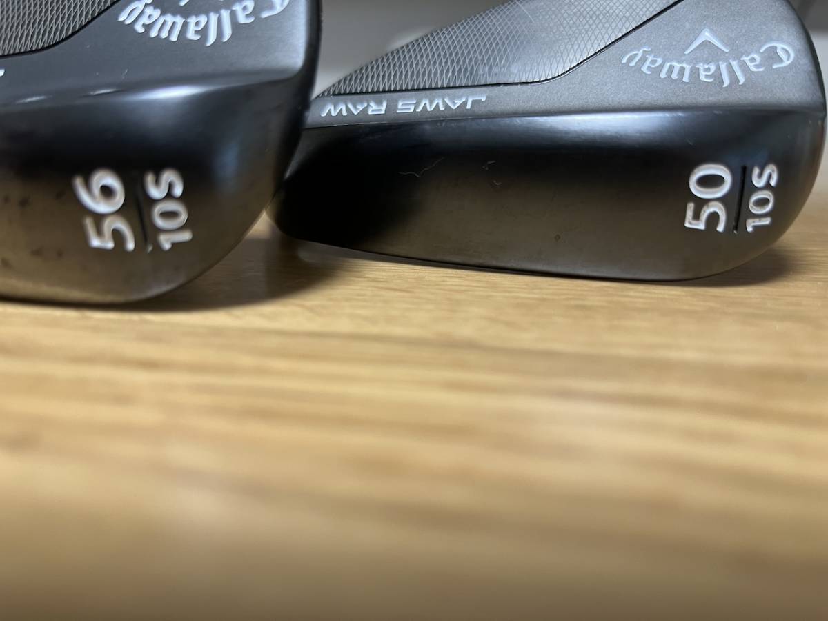 高質で安価 Callaway JAWS RAW ウェッジ 56-10・50‐10 キャロウェイ