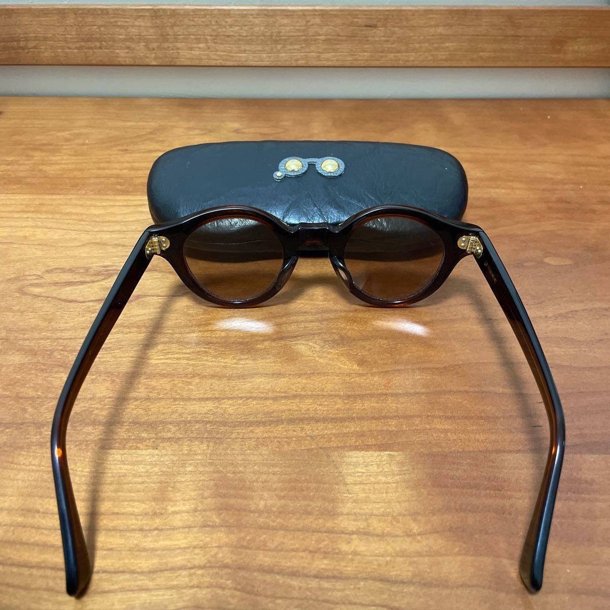 【超美品】白山眼鏡店 GLAM BOSTON メガネ・サングラス Yahoo!オークション - 美品 白山眼鏡店 GLAM BOSTON ブラウン