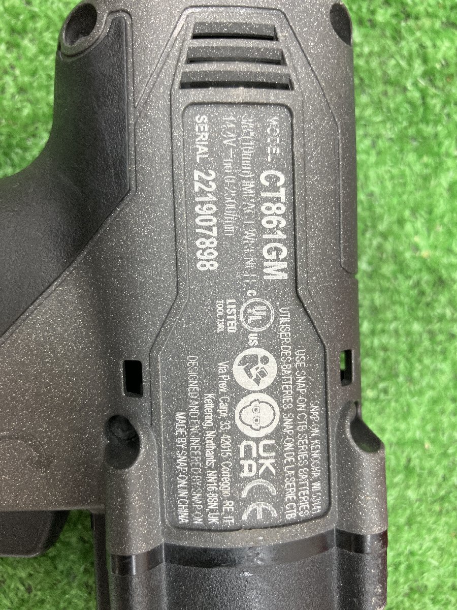 【中古動作品】スナップオン/Snap-on 14.4V電動マイクロインパクトレンチ 3/8 本体のみ　CT861GMDB★アクトツール富山店★Y_画像3