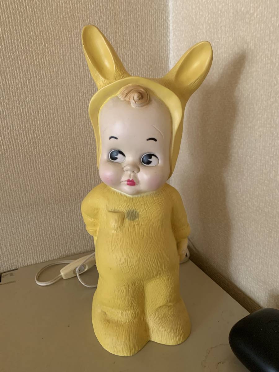 HEICOハイコLapin&MeBABY LAPIN LAMPSベイビーランプ中古　イエロー 趙レア