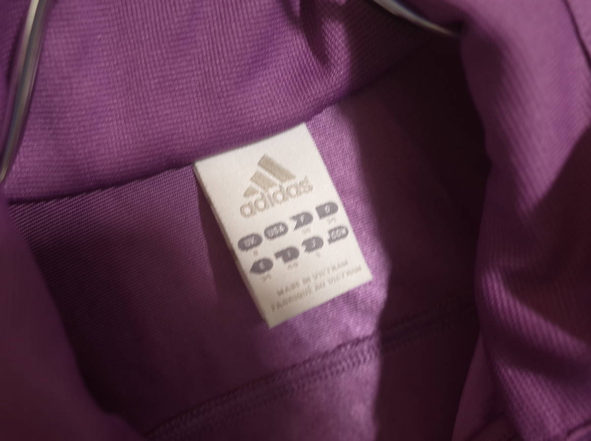  lady's pi181 adidas Adidas Zip up truck top jacket S purple purple 