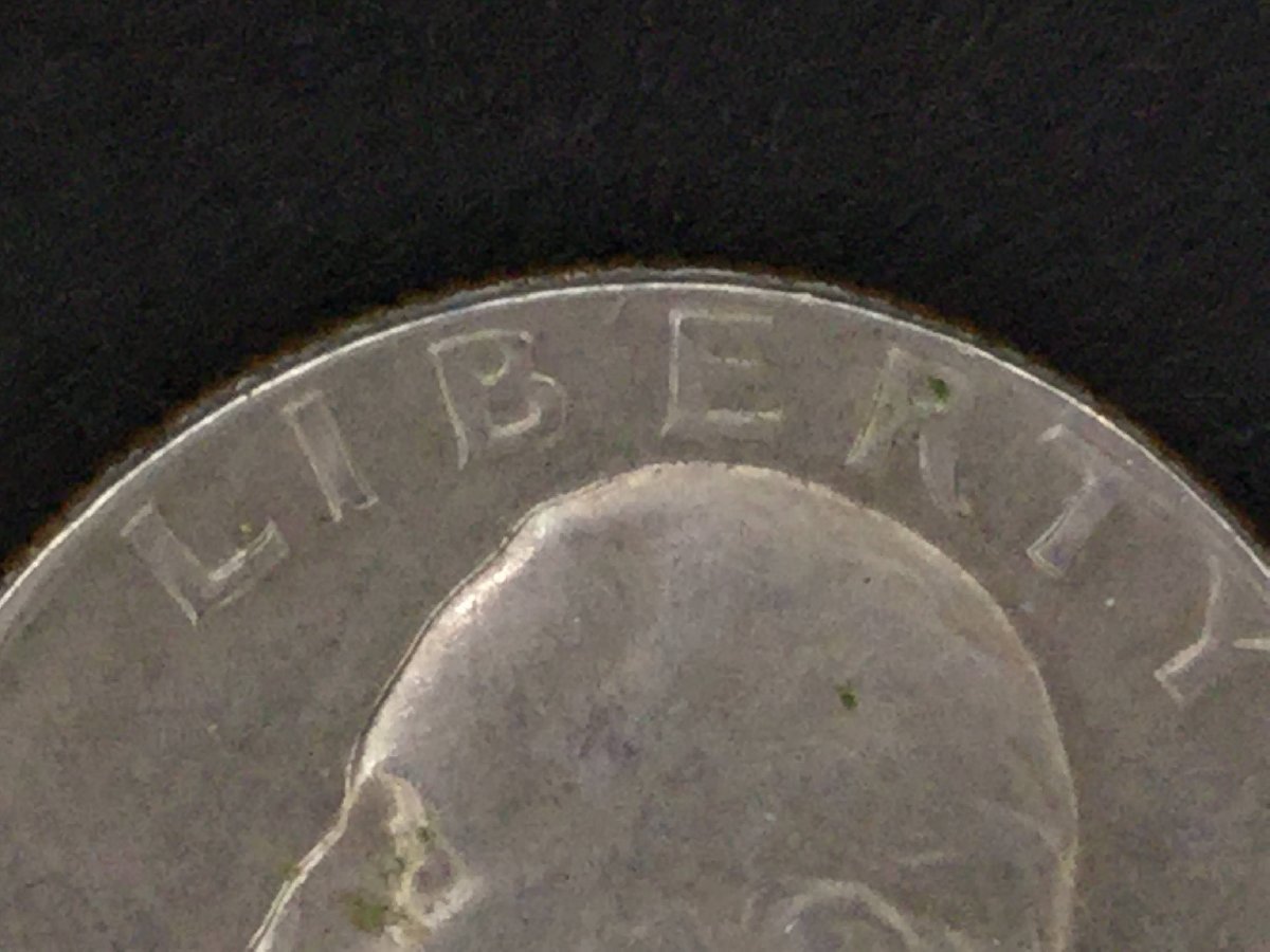 【三】コイン アメリカ1965年 ワシントン クォータ Washington quarter 直径：約24.3mm、重さ：約5.6ｇ、厚さ：約1.8mm　s2998_画像4