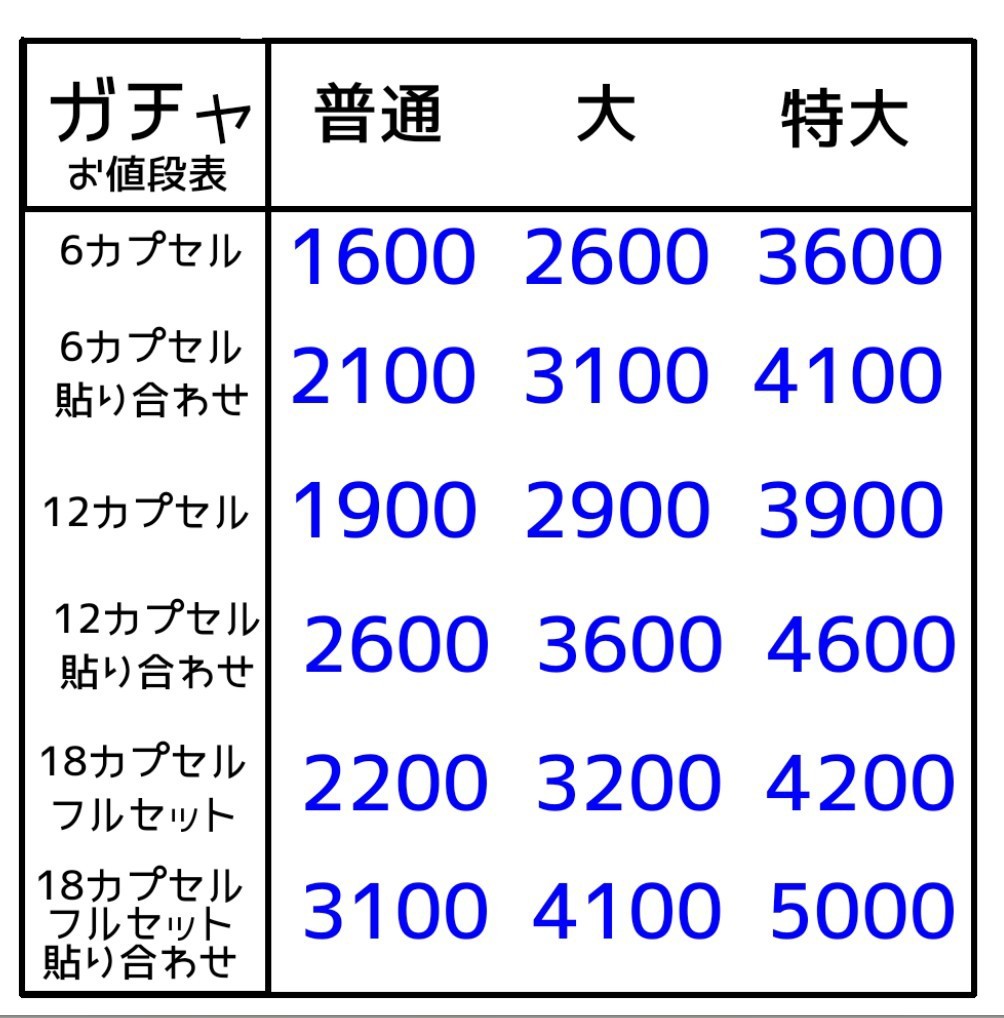  extra-large size full set Gacha Gacha game birth . also possible to use panel theater not yet cut 