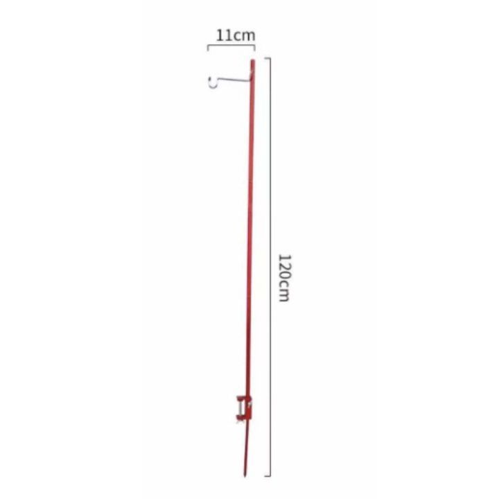 ランタンポール ランタンスタンド ランタンハンガー　キャンプ　アウトドア2way　120cm_画像8