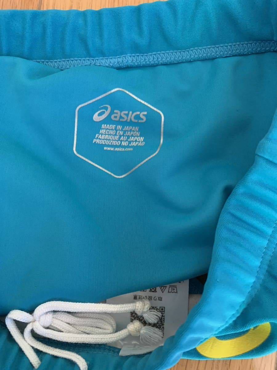 【中古品】アシックス asics 女子陸上ユニホーム ブラトップブラックL＆ショーツターコイズ2XL 上下 1円スタート トラック ブルマー トレ_画像6