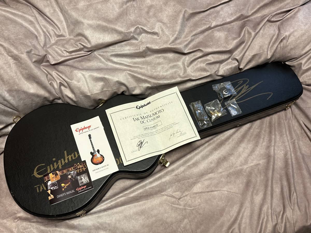 【未整備品】Epiphone Tak Matsumoto DC Custom　Gibson Les Paul 松本孝弘_画像8