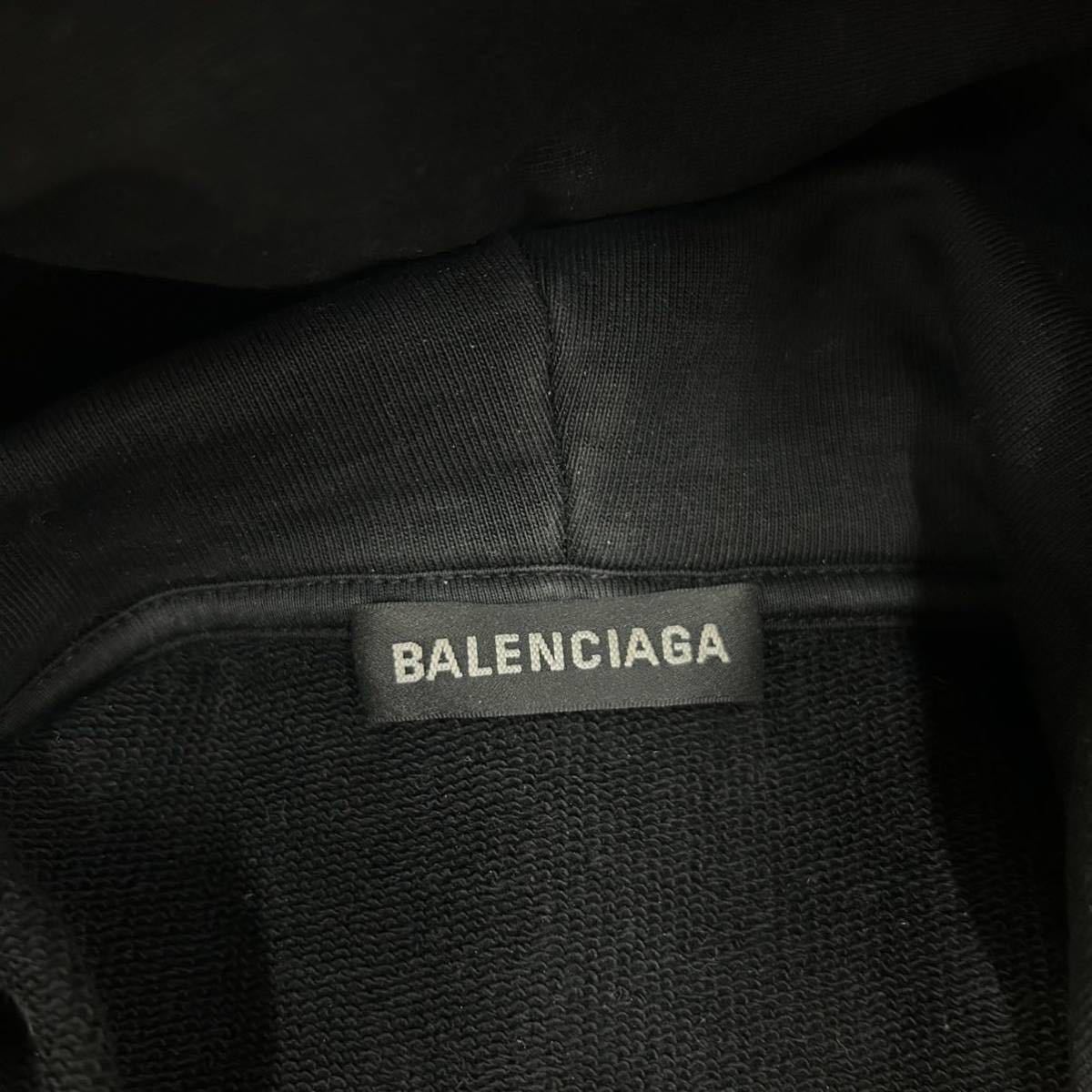 最高峰・美品】BALENCIAGA バレンシアガ フーディ パーカー バックロゴ