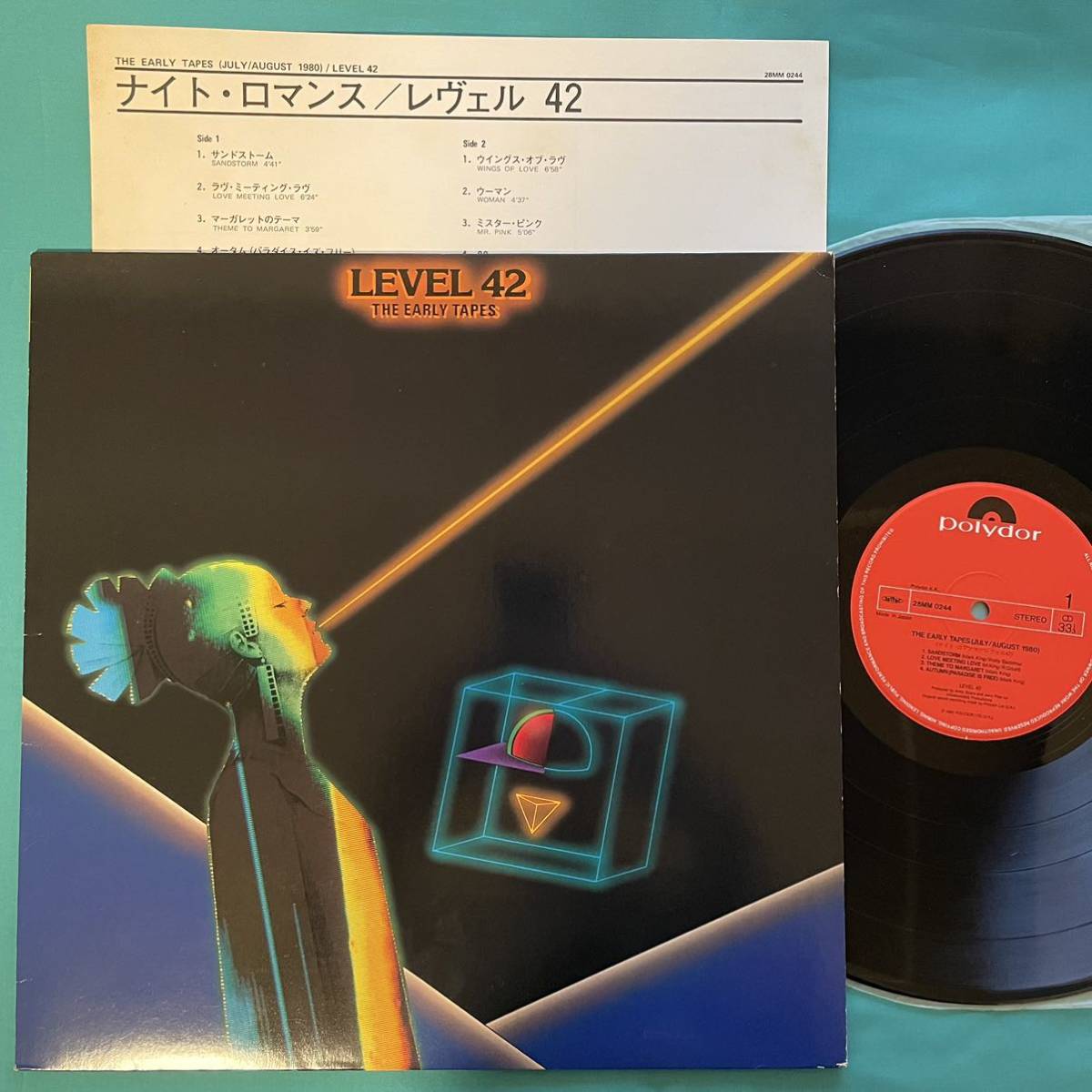 K-10 レヴェル42 Level 42 / ナイト・ロマンス The Early Tapes 28MM 0244 LP レコード アナログ盤の画像1