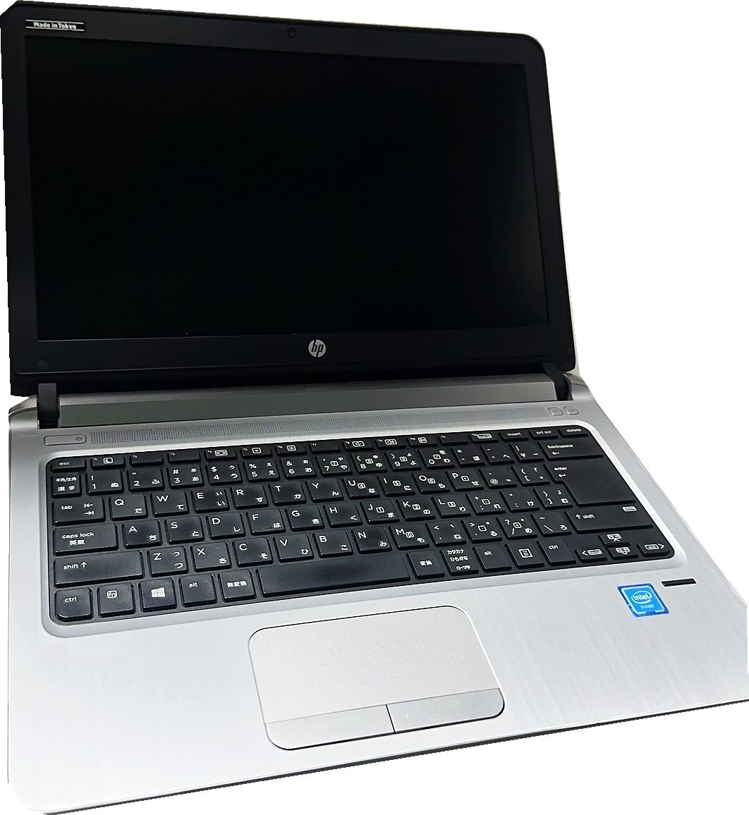 中古 HP-430G3 12 5型ノートPC 新世代Celeron-3855U・8GB・SSD128GB