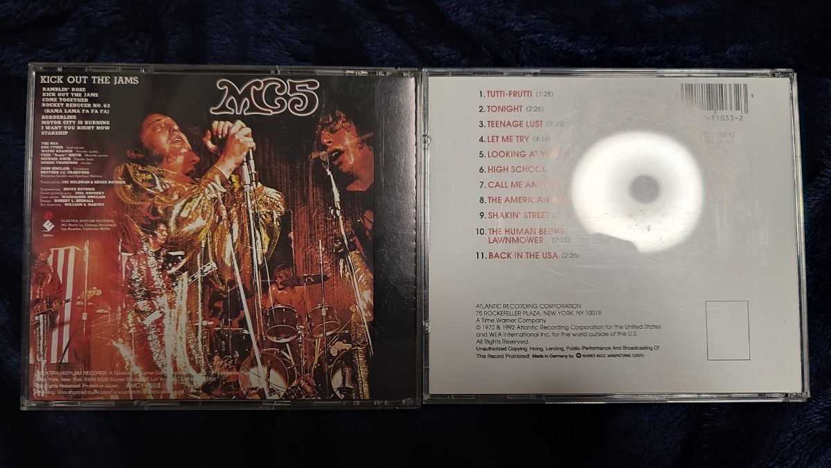 MC5　2枚セット　Kick Out the Jams、Back in the USA_画像2