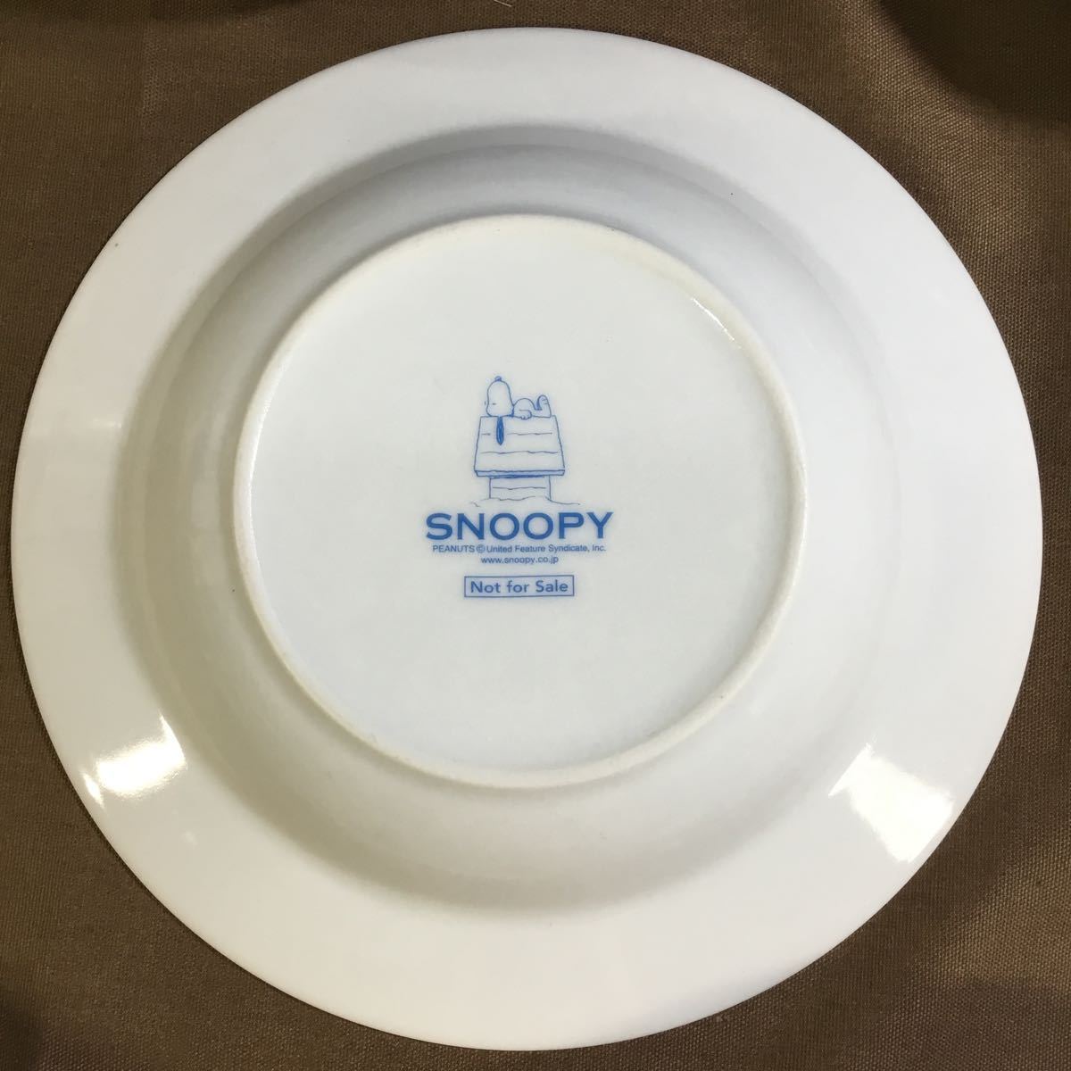 【送料無料】(102573) SNOOPY 中皿 8客セット 保管経年　中古品_画像4