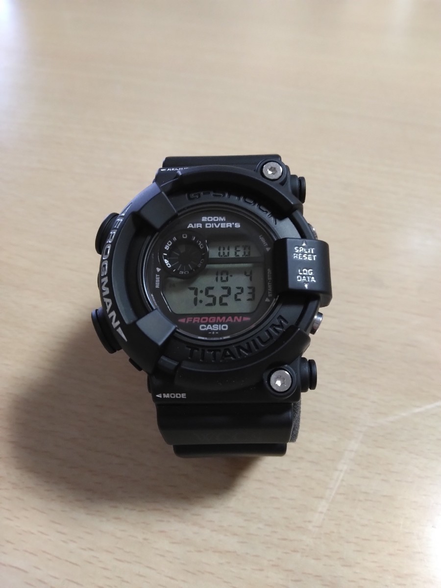 CASIO G-SHOCK FROGMAN フロッグマン BLACK メンインブラック99 MIB