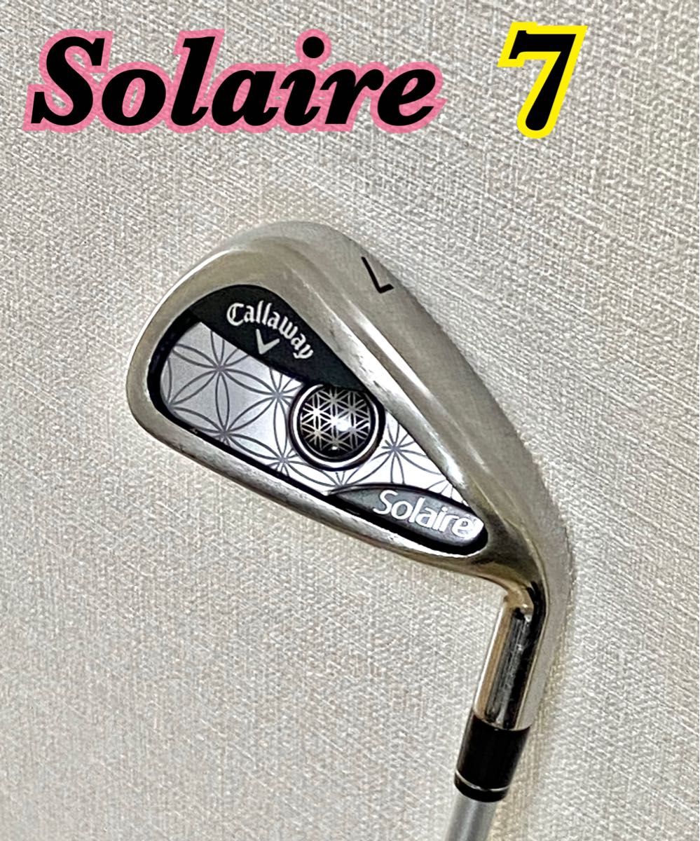 Callaway キャロウェイ Solaire ソレイル 7番 レディース ゴルフ Callaway キャロウェイ Solaire ソレイル 7番 レディース ゴルフ