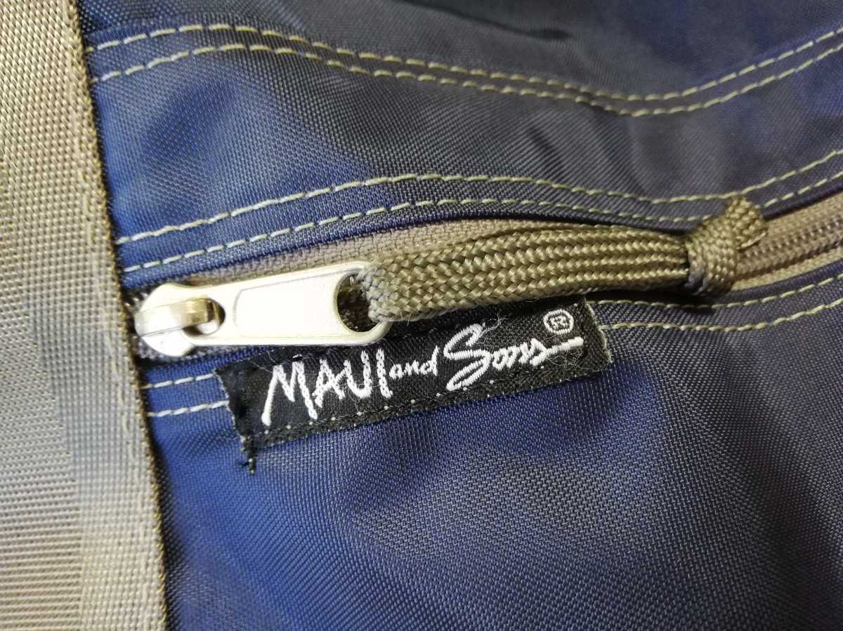 送料520円 美品★マウイアンドサンズ MAUI and Sons 大容量 ボストンバッグ ドラムバッグ BAG 鞄 カバン 旅行 部活 学生 修学旅行 キャンプ_画像7