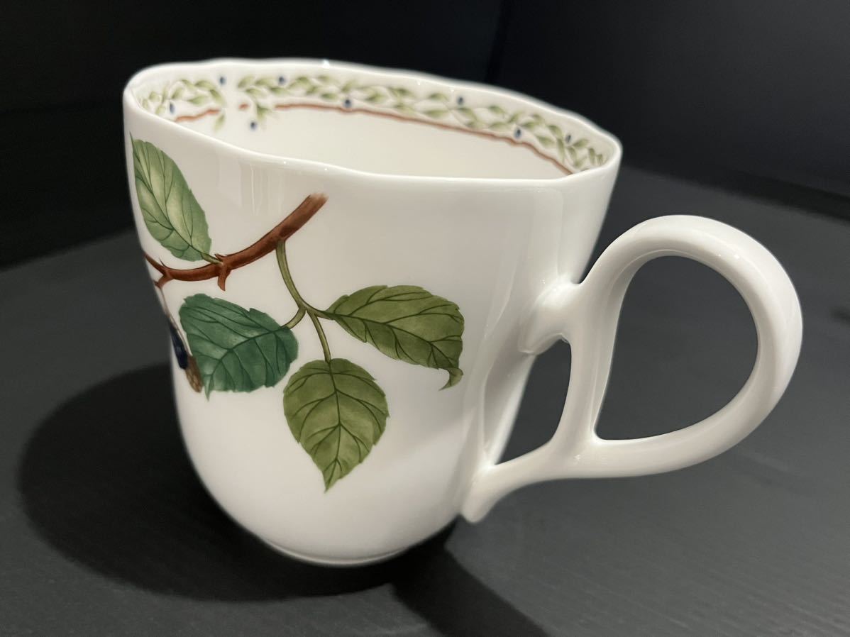 ちD(1026k15) 未使用 Noritake ノリタケ ロイヤルオーチャード マグカップ 4客 earthenware アーセンウェア _画像5