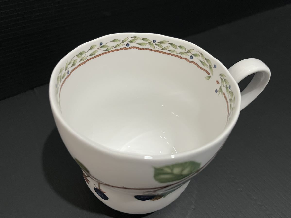 ちD(1026k15) 未使用 Noritake ノリタケ ロイヤルオーチャード マグカップ 4客 earthenware アーセンウェア _画像4