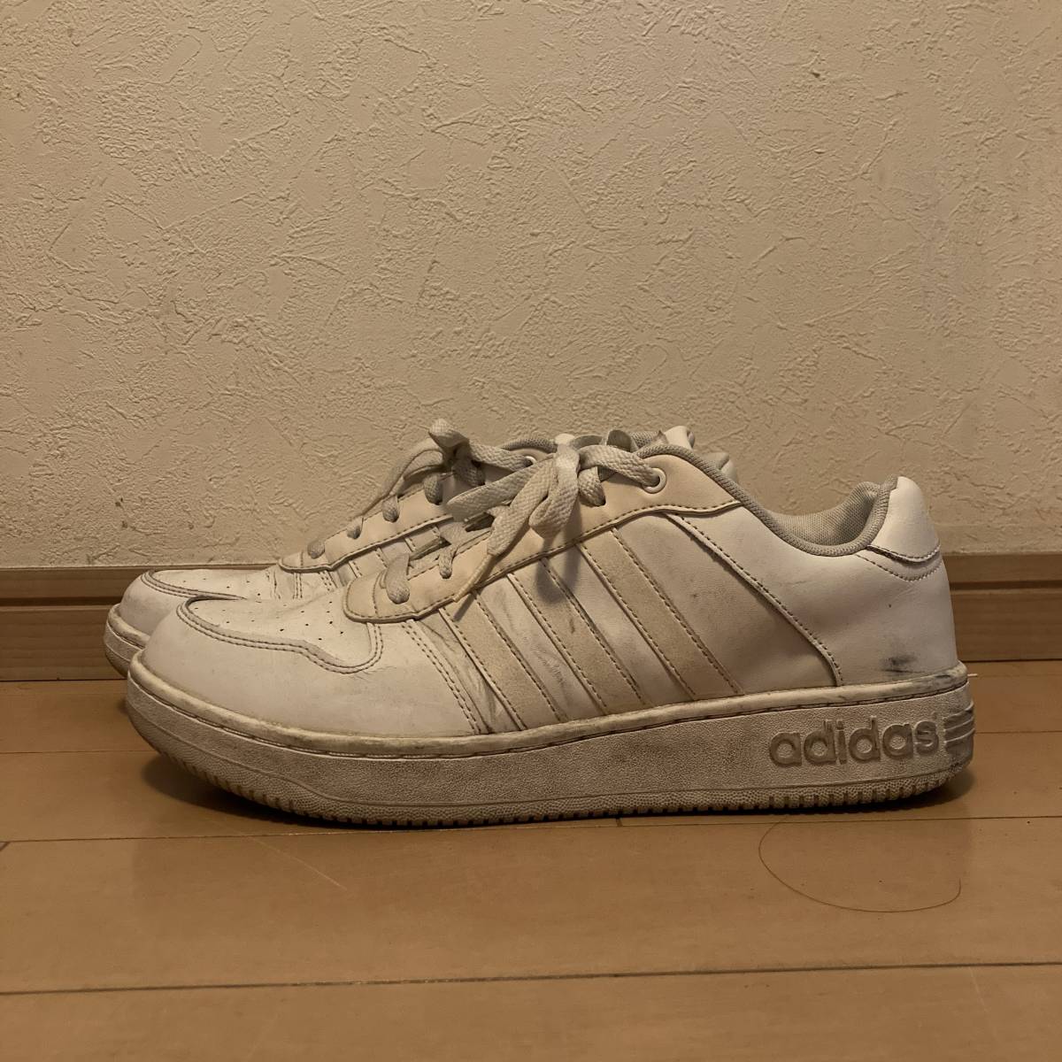 28.5cm | adidas | TEAM COURT | WHITE | US 10.5 | アディダス | チームコート | ホワイト_画像1