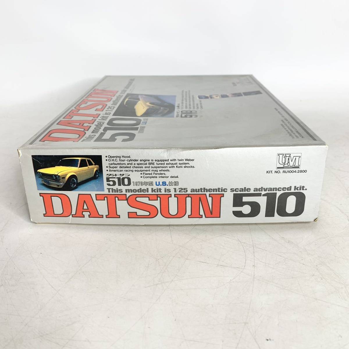 未組立　UNION　1/25　ダットサン 510　DATSUN　1970年型　U.S仕様　最上級者向　NO. RU1004 : 2800　ユニオン_画像5