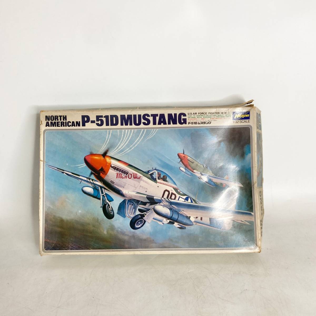 プラモデル　NORTH AMERICAN P-51D MUSUTANG　ムスタング　ノースアメリカン　1/32　ハセガワ　Hasegawa U.S AIR FORCE FIGHTER　W.W.Ⅱ_画像1