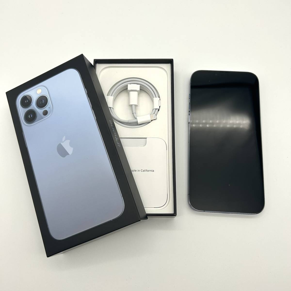 交換無料！ max pro iPhone13 256GB H05160830 シエラブルー SIMフリー