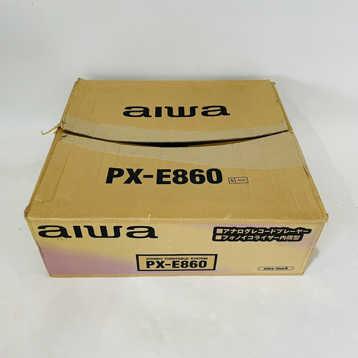 【T1109】AIWA PX-E860 アイワ ステレオ レコードプレーヤー_画像2