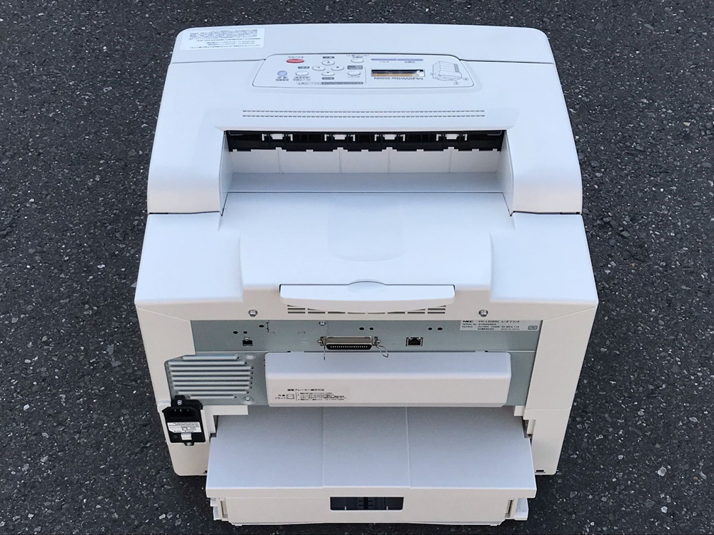 清掃整備済★NEC MultiWriter 8500Nカウント11893枚★両面と使用中純正トナー有256MBメモリ増設済★A3モノクロレーザープリンターPR-L8500N_画像2