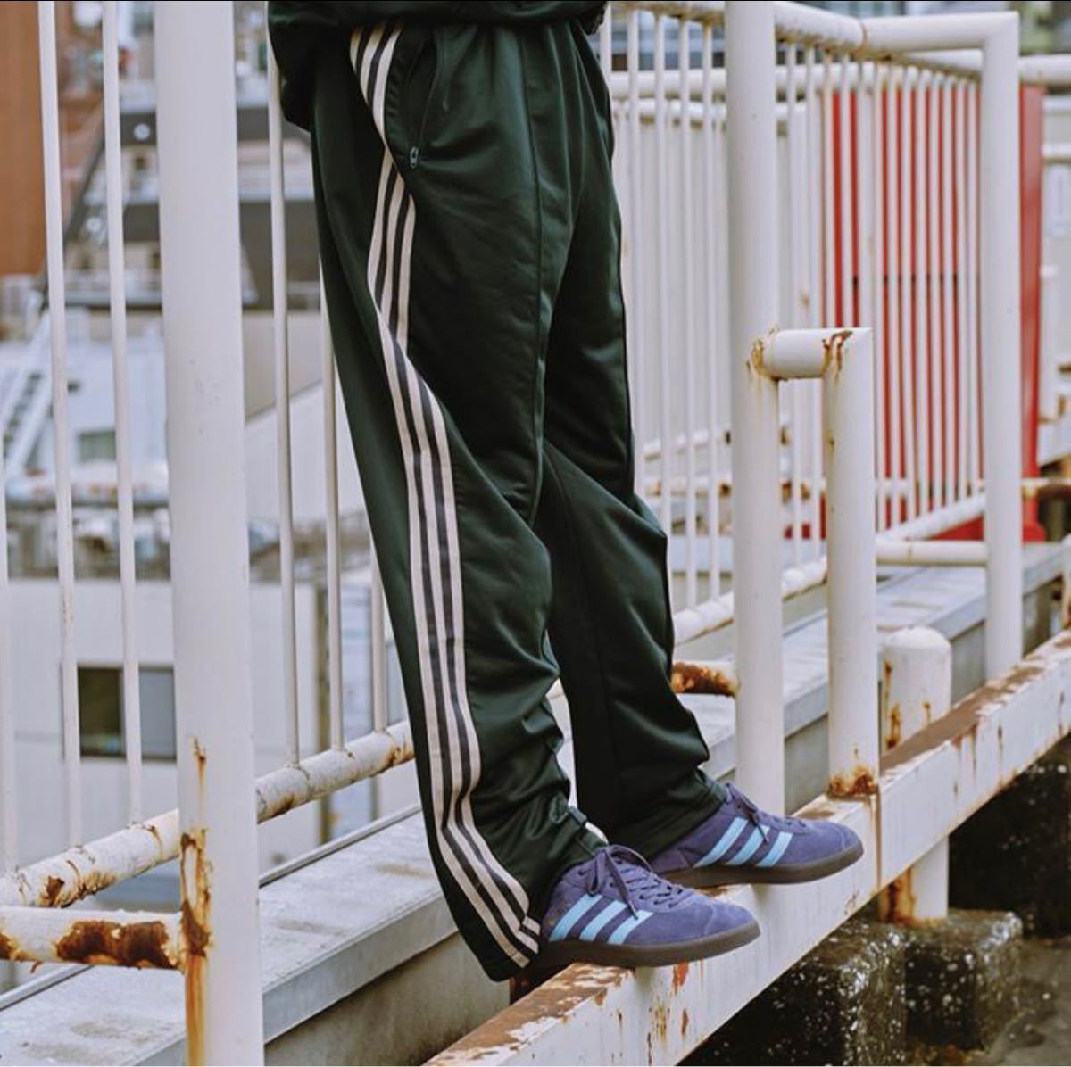 即決★大人気★新品XLグリーン 常田大希着用 adidas Originals トラックパンツ ベッケンバウアー★緑/ジャージ下ボトムス/King  Gnu/2L/LL/O