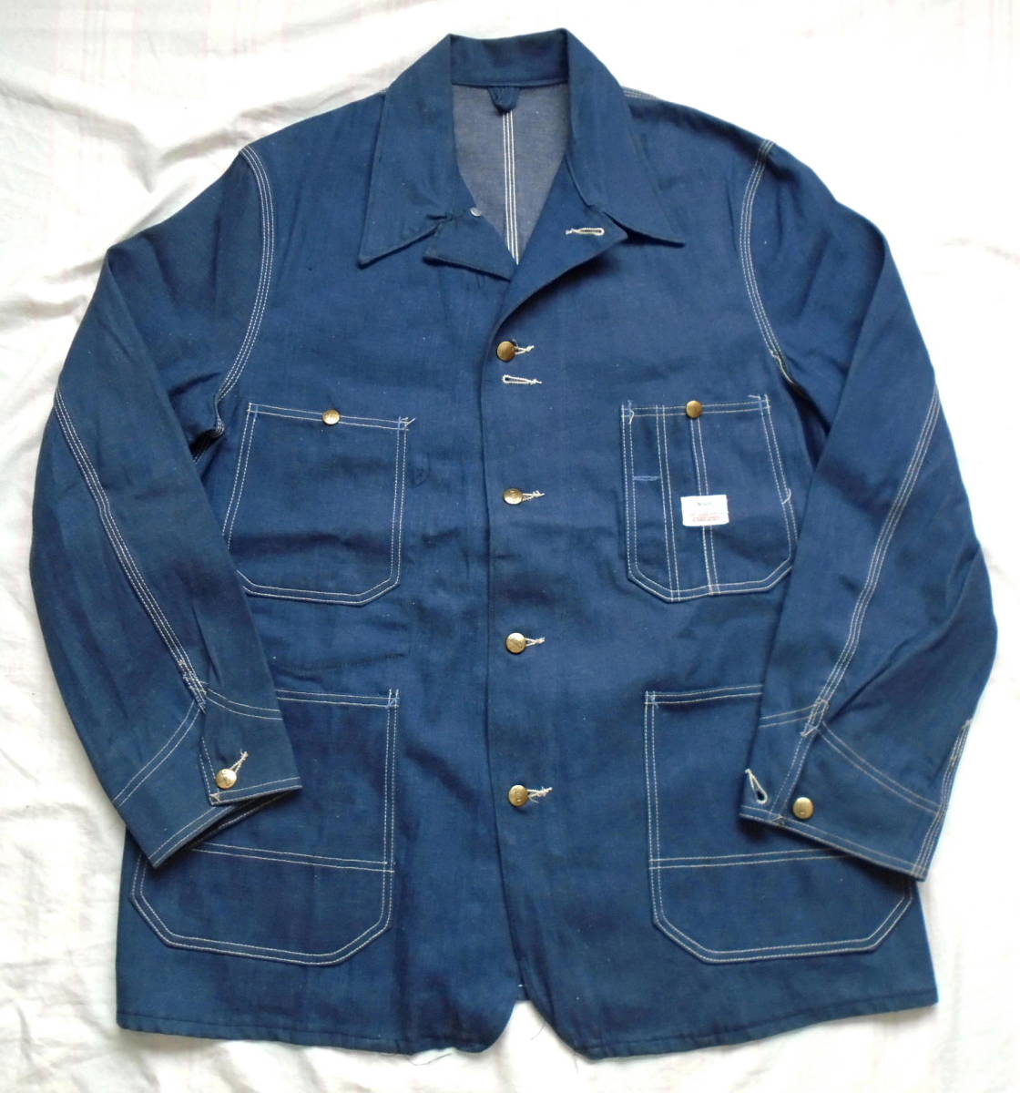 送料無料 希少 デッド 新品 60s 60年代 Sears シアーズ VAT DYED DENIM