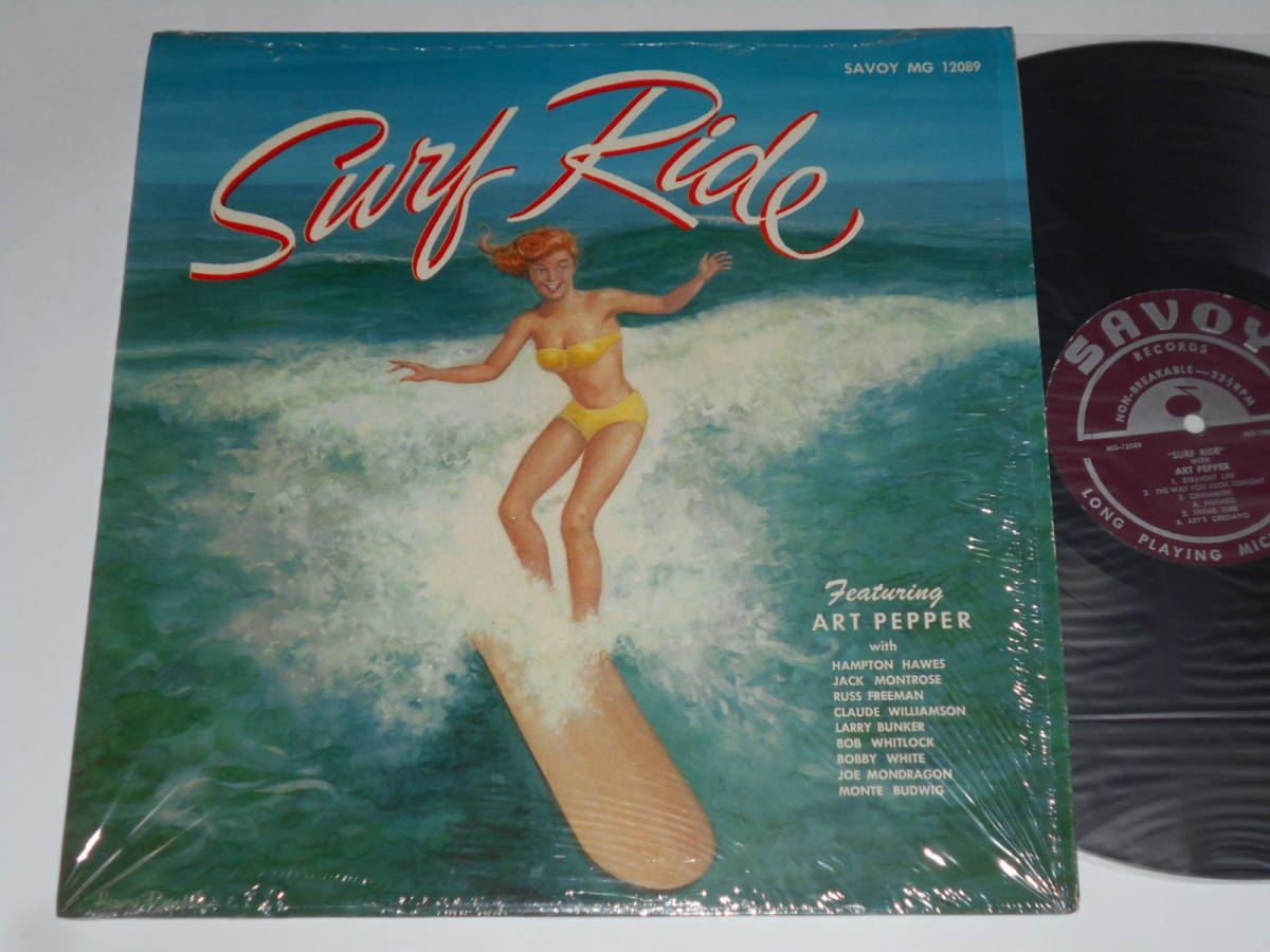 Surf Ride/Art Pepper（米Savoyマルーンレーベル RVG）_画像1