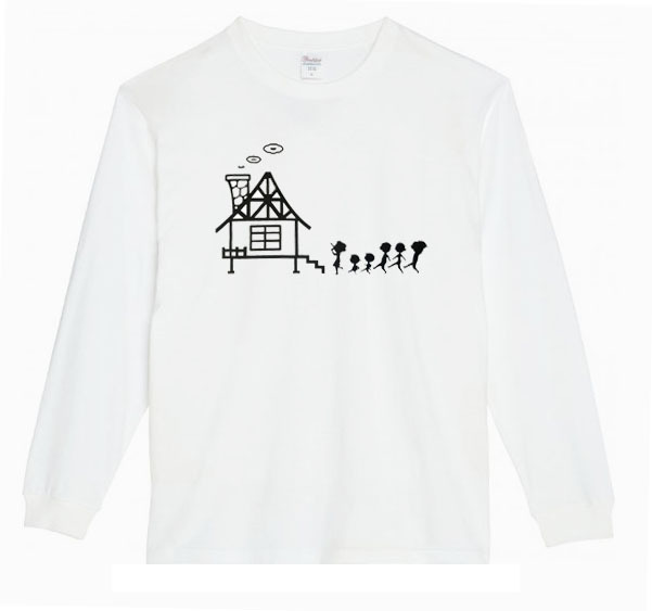 【白Mパロディ5.6oz】サザエロングTシャツ面白いおもしろうけるプレゼント長袖ロンT送料無料・新品人気