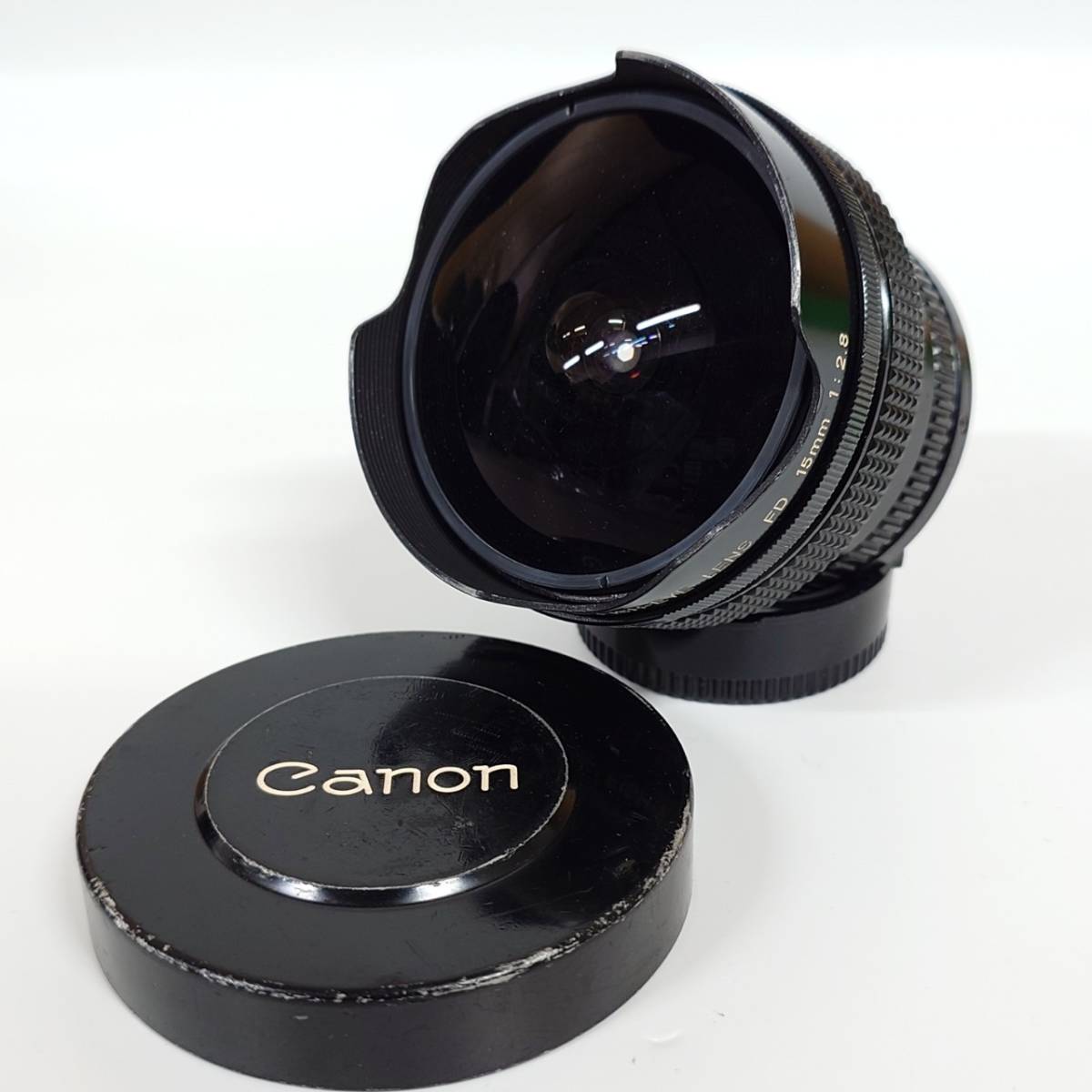 1円~【動作未確認】Canon キャノン FISH-EYE LENS FD 15mm 1 2.8 カメラレンズ G112158