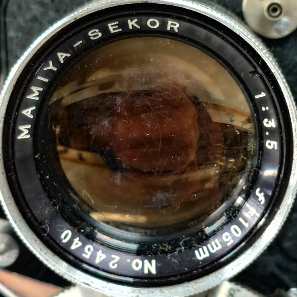 1円~【動作未確認】MAMIYA マミヤ C33 プロフェッショナル 二眼レフ 中判フィルムカメラ SEKOR 1:3.5 f=105mm G101056_画像3